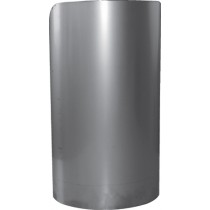 Protection d'angle, inox ,fixe demi-lune , soudée , L 300 x P 150 x H 350 mm 