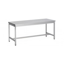 Table démontable, centrale, Inox AISI 304, 700X600X850
