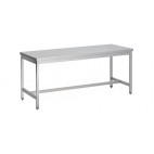 Table démontable, centrale, Inox AISI 304, 700X600X850