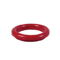 Collerette PVC rouge (RAL 3020) pour TVO inox