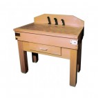 Billot monté complet tout bois non réversible longueur 1200 mm