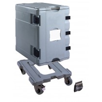 Coffre isotherme neutre type AF12, 1 conteneur avec chariot ,