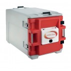 Coffre isotherme avec porte chauffante conteneur sans chariot