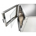 Four mixte à injection de vapeur, en inox, 4 niveaux, 380 V TRI+N
