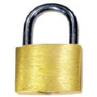 Cadenas à clé (3 clés incluses) pour rollcontainer, 400 x 13.5 x 56 mm 
