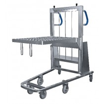 Desserte emboitable à fond auto-elevateur , L 1190 x P 708 x H 1261 mm