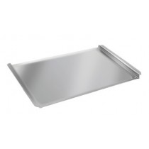 Bac à croissant inox pour four à convection, 444 x 350 mm