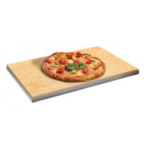 Plaque réfractaire à pizza pour four à convection, L 444 x P 350 x H 15 mm