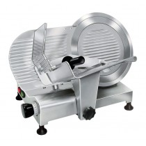 Trancheur aluminium à courroie avec protecteur de lame, affûteur amovible, L 680 x P 515 x H 470 mm