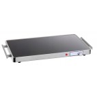 Plaque chauffante, habillage aluminium,  0.3 KW, format GN2/1, L 666 x P 550 x H 40 mm