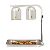 Portique chauffe-plat à infrarouge aluminium 230 V mono
