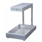 Chauffe-frites infrarouge, inox, 230 V mono