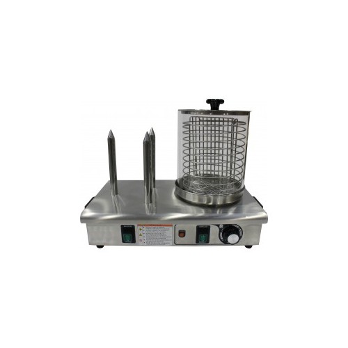 Appareil a hot-dog professionnel 3 plots électriques 230 V mono Appareil a hot-dog professionnel 3 plots électriques 230 V mono