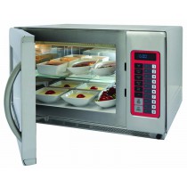 Four micro onde professionnel, 2 niveaux,  inox, 35L