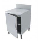 Meuble arrière pour service traditionnel 2 portes battantes P 800 mm