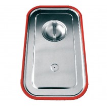 Couvercle étanche bac gastronorme, inox AISI 304, GN1/1