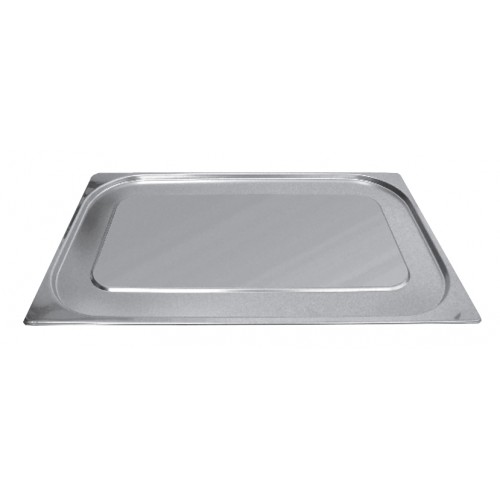 Couvercle sans poignée pour bac gastronorme inox AISI 304 GN1/1 Couvercle sans poignée pour bac gastronorme inox AISI 304 GN1/1