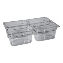 Bac gastronorme en copolyesther "Tritan™", sans Bisphénol A, type GN1/4, P 65 mm, 1,7 L