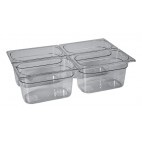 Bac gastronorme en copolyesther "Tritan™" sans Bisphénol A type GN1/4