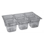 Bac gastronorme en copolyesther "Tritan™" sans Bisphénol A type GN1/6