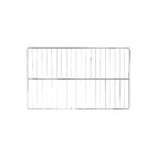 Grille gastronome et pâtissière inox GN 1/1 530 x 325 mm 1 traverse 12 fils