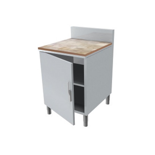 Meuble arrière pour service traditionnel dessus hêtre 2 portes battantes P 800 mm Meuble arrière pour service traditionnel dessus hêtre 2 portes battantes P 800 mm