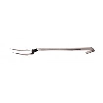Fourchette de cuisine monobloc 2 dents inox , L- 470 mm