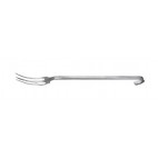 Fourchette de cuisine monobloc 3 dents inox 530 x 42 mm