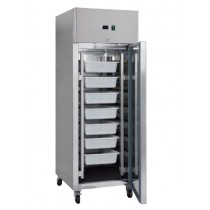 Armoire a poisson, 600L, 7 bacs, inox, L 680 x P 810 x H 2010 mm