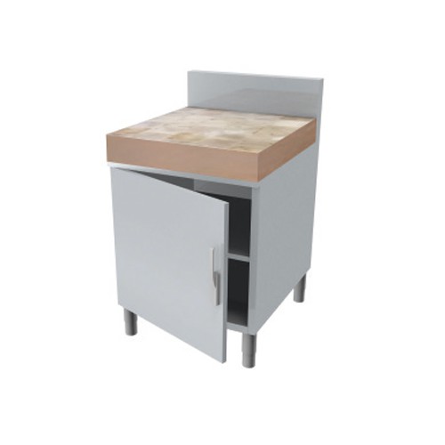 Meuble arrière pour service traditionnel 2 portes battantes P 800 mm Meuble arrière pour service traditionnel 2 portes battantes P 800 mm
