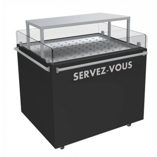 Grand îlot poulets chauffant en libre-service 3 Kw Grand îlot poulets chauffant en libre-service 3 Kw