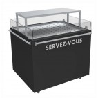 Grand îlot poulets chauffant en libre-service 3 Kw