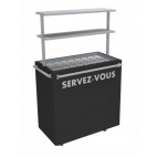 Petit îlot poulets chauffant en libre-service 2,14 Kw