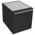 Meuble caisse avec 1 passe câble diamètre 50 mm