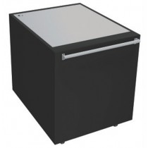 Meuble caisse avec 1 passe câble diamètre 50 mm