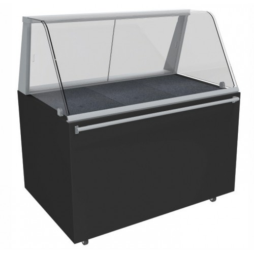 Vitrine à pizza fermée dessus en pierre de lave, 3 Kw Vitrine à pizza fermée dessus en pierre de lave, 3 Kw