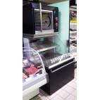 Rôtissoire électrique ventilée 4 broches, 16/20 poulets, 3,3 Kw