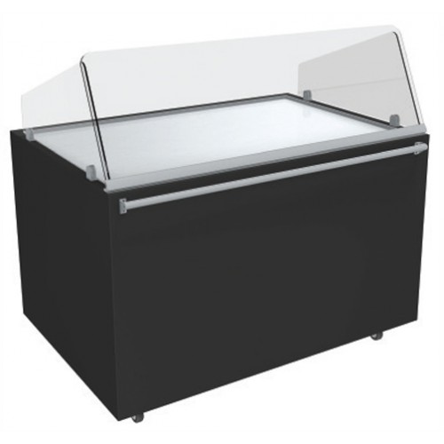 Vitrine à pizza ouverte dessus inox 3 Kw Vitrine à pizza ouverte dessus inox 3 Kw