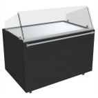 Vitrine à pizza ouverte dessus inox 3 Kw