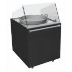 Vitrine à plats cuisinés service traditionnel 1 poêlon 3 kw L 1125 x P 1000 x H 860/1310 mm
