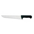 Couteaux poisson lame crantée manche polypropylène noir
