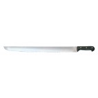 Couteaux poisson lame crantée, manche ABS noir 3 rivets