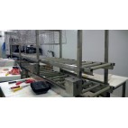 Convoyeur gravitaire inox, inox AISI 304, profondeur 530