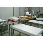 Convoyeur gravitaire inox, inox AISI 304, profondeur 530