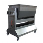 Trémie basculante 600 L avec guide fourche pour gerbeur