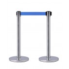 Poteau file d'attente inox, Ø 65 x H 940 mm