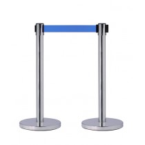 Poteau file d'attente avec sangle Ø 65 x H 940 mm