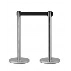 Poteau file d'attente inox, Ø 65 x H 940 mm