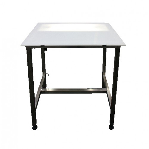 Table de filetage avec tube fluorescent 36 W, en inox AISI 304 Table de filetage avec tube fluorescent 36 W, en inox AISI 304