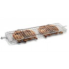 Broche cage produit plats (morceaux de poulets, brochettes) pour combiné de cuisson autonome